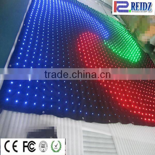 CE RoHS flexible fabric indoor p10 indoor led display big xxx video screen