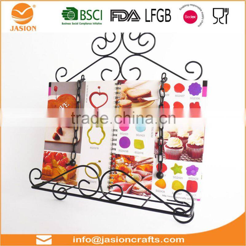 WI2903 Wire Metal Cookbook Holder Stand