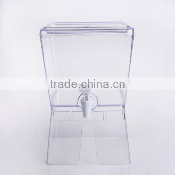 Cheap best-selling clear water dispenser , wholesale handmade transparency plastic dispenser
