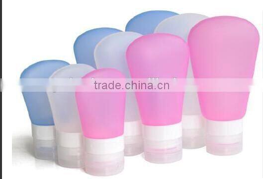 silicone travel perfume bottle set