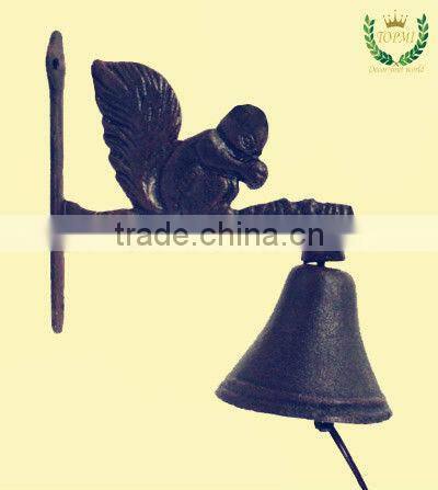 cast iron bird door bell use for garden