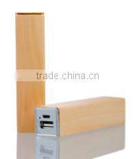 wooden power bank , wooden smart phone power bank 2600mah LR-01hm