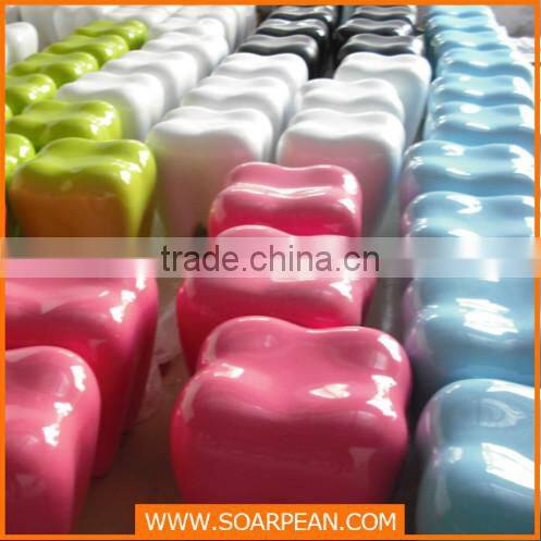 Customized Fiberglass Teeth Stool Kid's Chair