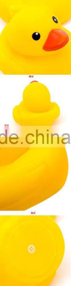 Spot wholesale pet vocal sound vinyl toys yellow duck 6cm