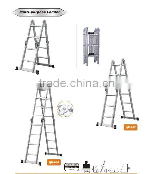 Multi step ladder/single ladder/scaffold wide step ladder/movable step ladder
