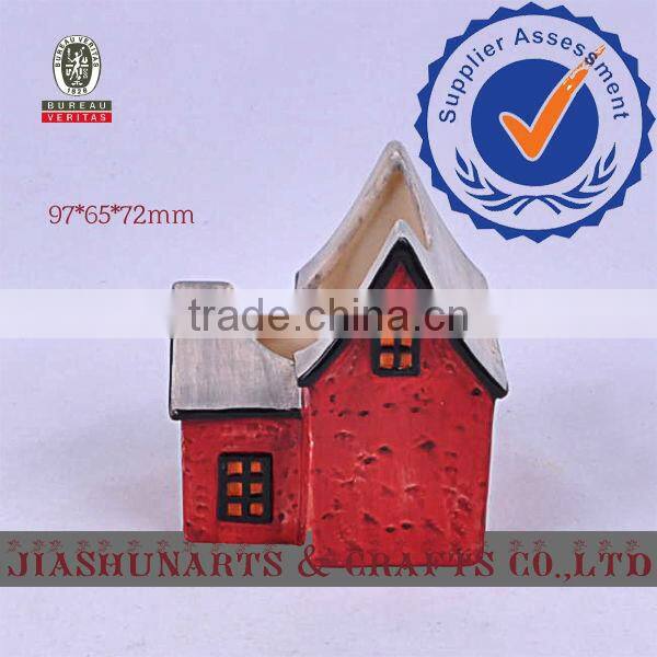 Red house Ceramic Pen Case