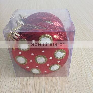 2015 New Design 4 pcs of Christmas decorations STAR/ROUND SHAPE