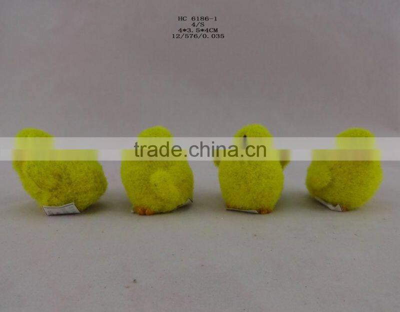 pile coating chick statue for russia new year symbol decor