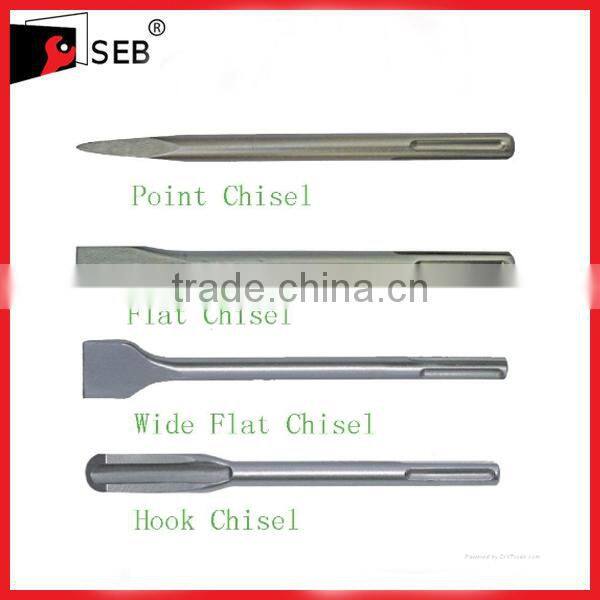 High Temperature Forging SDS Plus Large Flat Chisel For Concrete