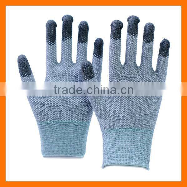 Grey PU Coated Electrical Safety Gloves ESD Gloves