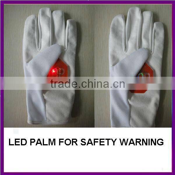 LED Palm Reflective Safety Traffic Gloves ZMR733