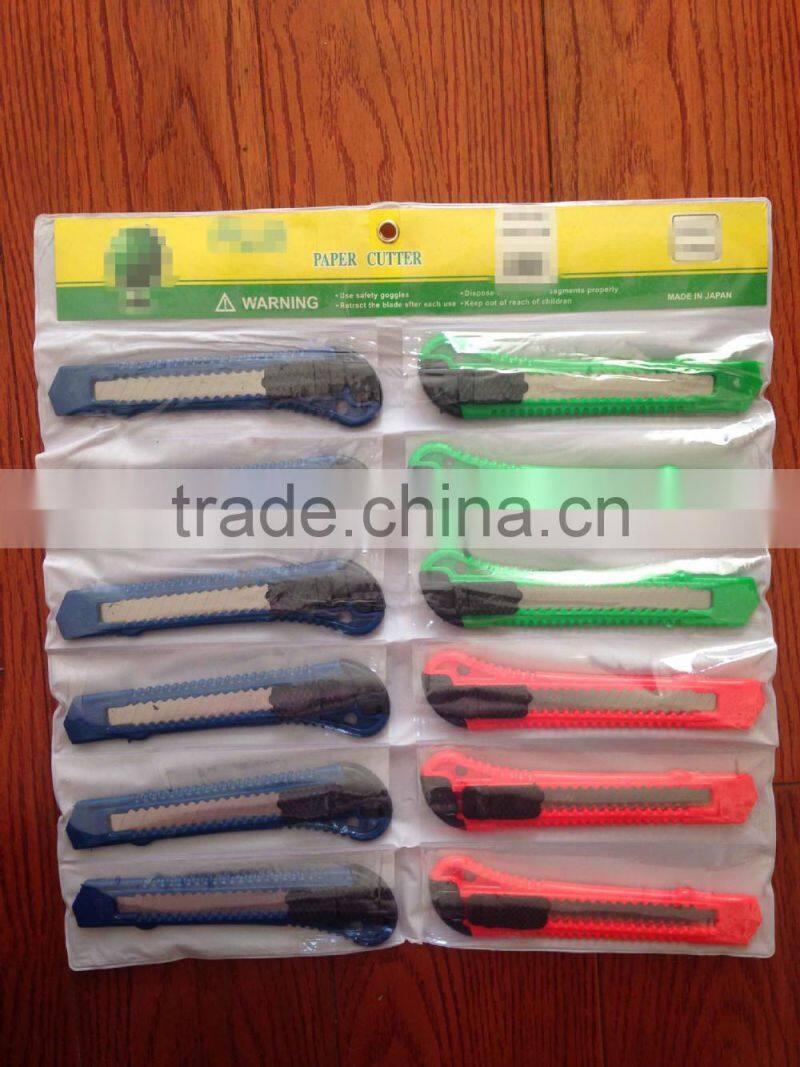 Cheap Promotional Utility knife / Sliding knife / Cutter knife