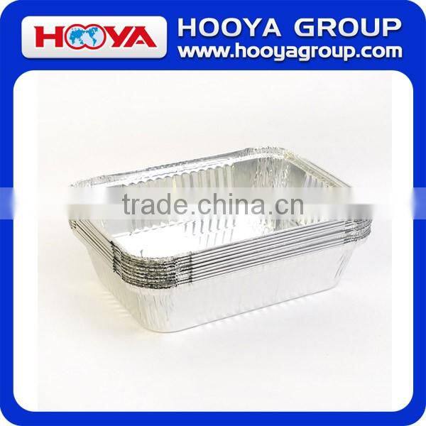 10pcs Square Disposable Aluminum Foil Pans Food Storage Containers Bakeware Pans with Lids