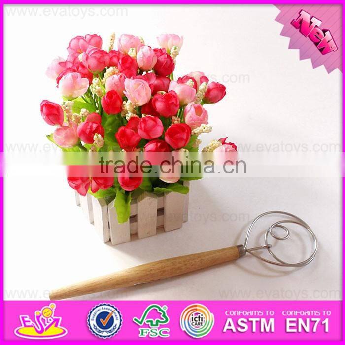 2016 new products wooden egg beater for kitchen,high quality wooden egg beater for kitchen,cheap wooden egg beater W02B029