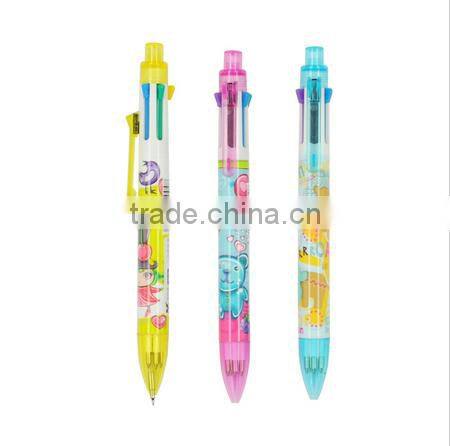 4color/ 5color/6color/ 10color /multi-colour ball point pen with competitive price