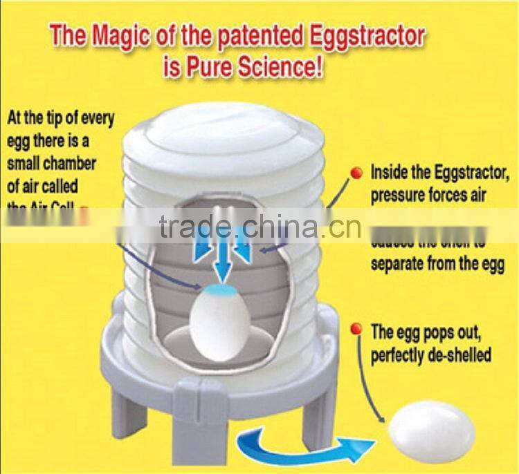 EggStractor Slicer Cooking Hard Boiled Egg Peeler Kitchen Tool