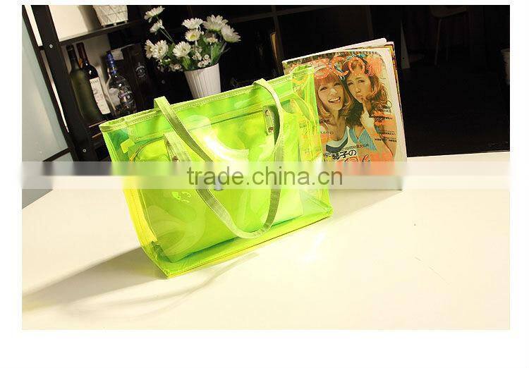 Colorful PVC Handbag Ladies Bag