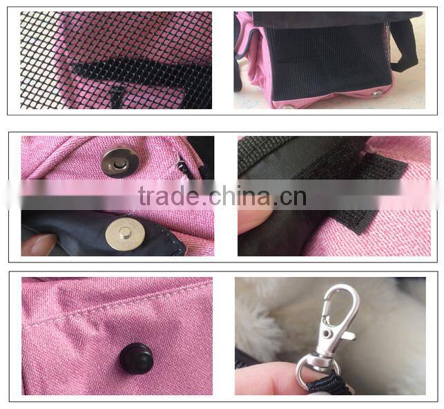 Multi-functional folding tote pet carrier bag with dog pet carry