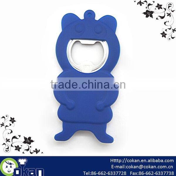 New Design Bear Shape silicone Bottle Opener and Beer Opener CK-D080