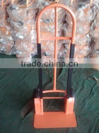 Steel single loop handle Trolley HT1828 with two wheels for storage using
