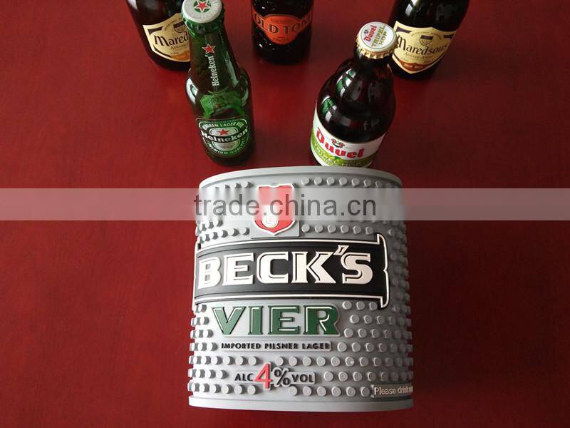 Free sample new design cool bar mats silicone personalized bar mat
