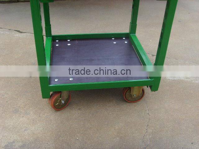 Danish Flower Trolley ,Plants Trolley, Steel Rolling Trolley Tool cart