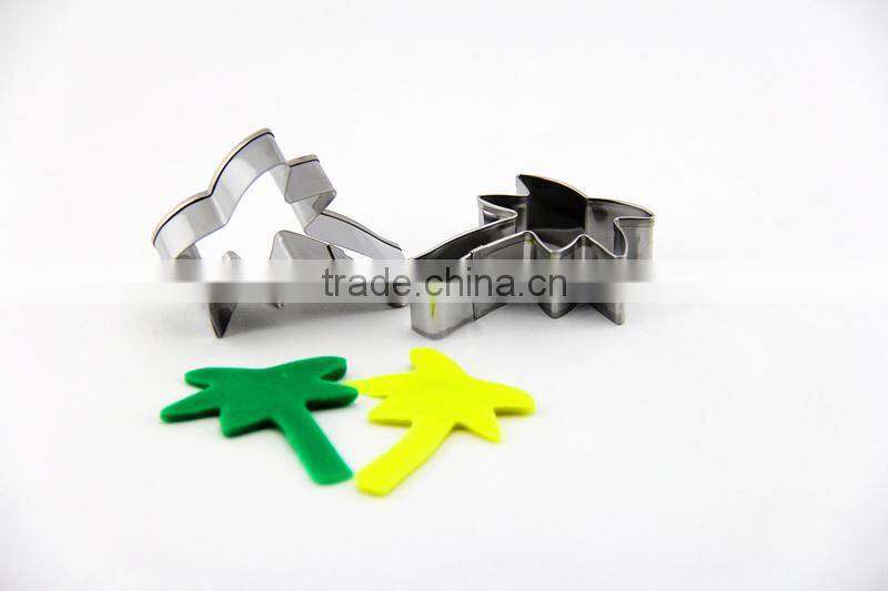 Kasun novelty coconut tree metal cookie cutter set plant range