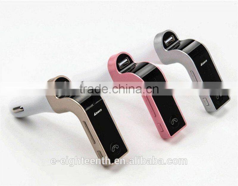 2016 hot Wireless Bluetooth Car Kit LCD MP3 Player FM Transmitter Modulator USB SD MMC