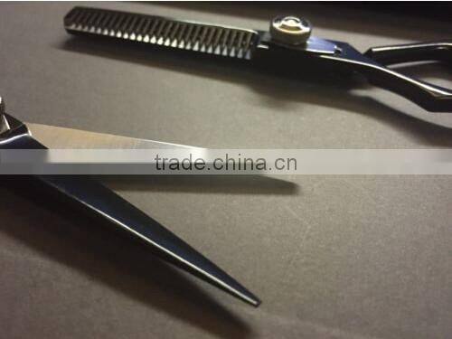 Professional Hairdressing Scissor Thinning & Hair Cutting Set 6" Black