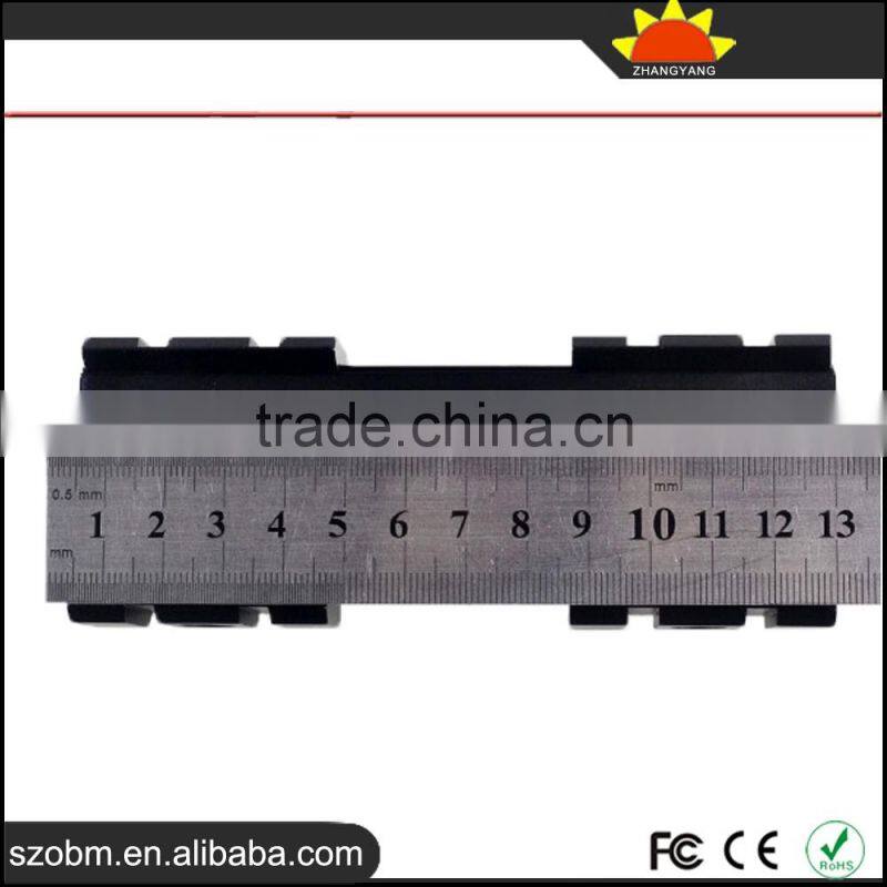 Y3002 Aluminum Alloy 13mm Tactical Flashlight Gun Mount Rail Extension Weaver Adaptor