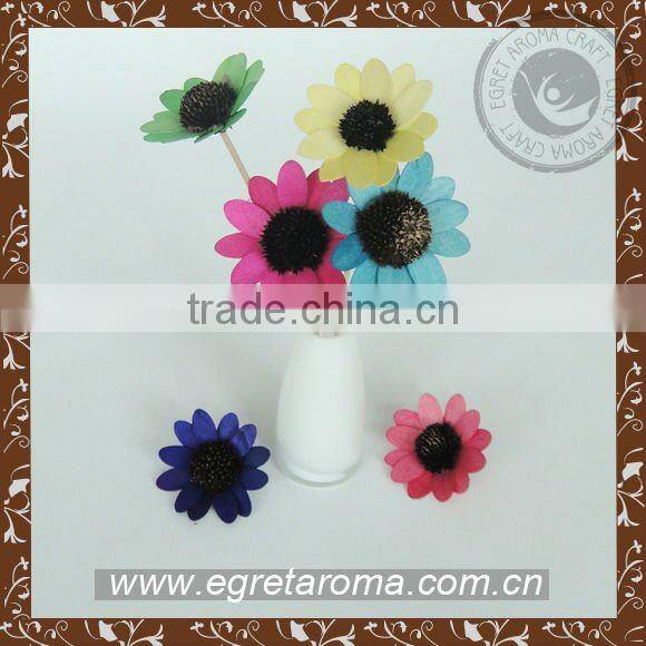 nice design rattan sticks and sola flower