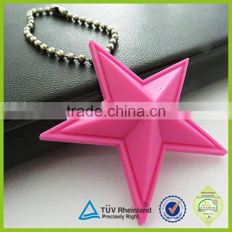 Promotional wholesale pvc keyring custom rubber keychain