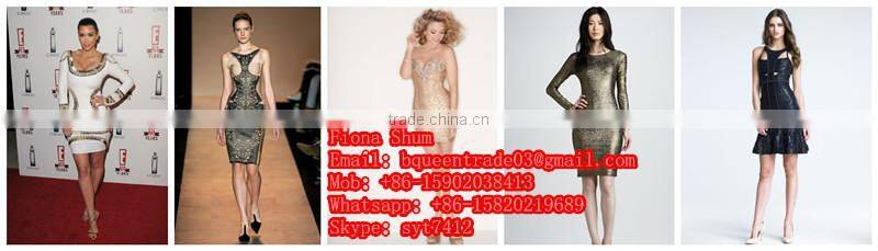 Factory Price NEW ARRIVAL bodycon/bandage dress short skirt casual fashion lady garment Collection H050