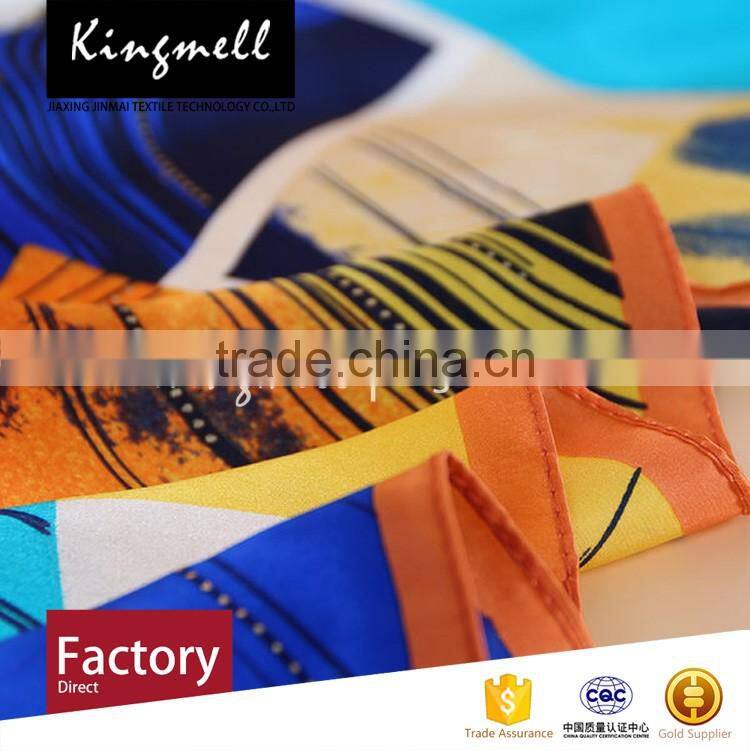 Custom High Quality 100% Silk Lady Scarf Summer Scarf