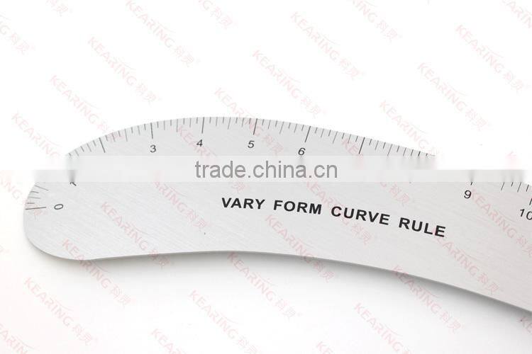 Kearing brand Inch metal ruler with 18 inch length for fashion design # 6218A