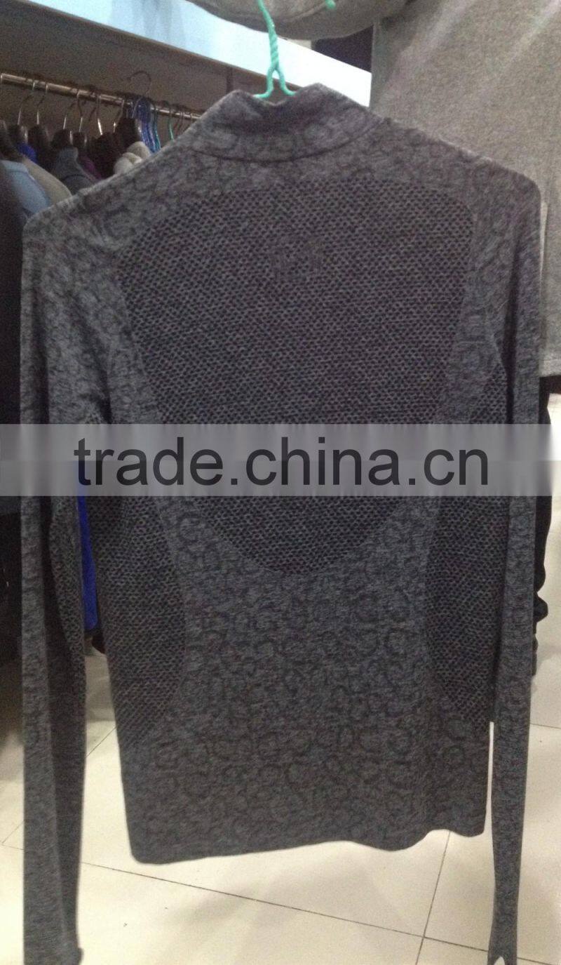 OEM Men's Long Johns Zipper Seamless Underwear