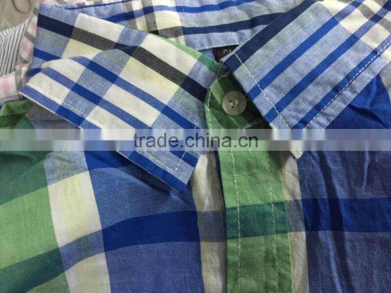 GZY baby boy shirt stripe mixed mixed cheap African cheap stock wholesale guangzhou 6 to 16 years long and short sleeve 2017