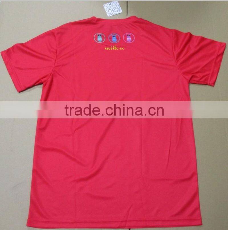 Custom Sublimation printing mens sports running t shirt