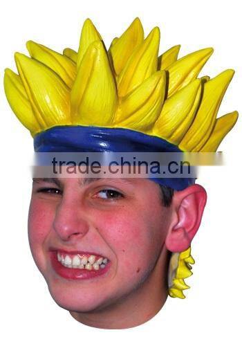 Kids Yellow Anime Cartoon Wig