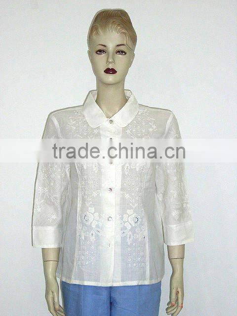 2016 New arrival high quality ladies wear women shirt