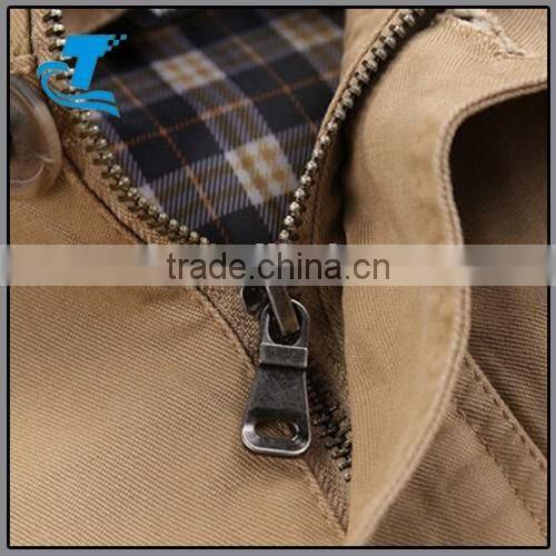 Men Hooded Jackets Autumn Spring Classical Solid Jakcet