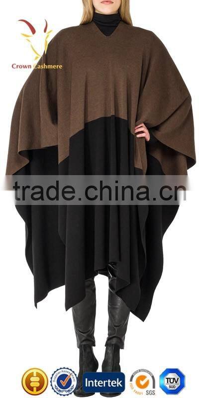 Womens Wool Poncho and Shawls Knit Poncho Sweater for Women