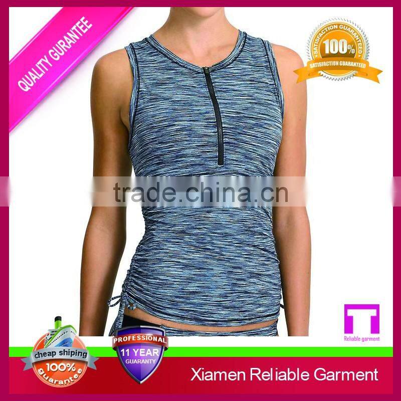 High quality fitness women apparel wholesale gym wear tank top /back stringer tank top for women