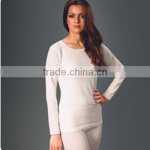 Custom Long Sleeve Long John angora Mens underwear men elastic