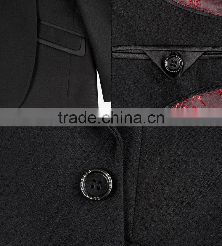 ELPA designer 3 piece children suits black wholesale kids suits for boys