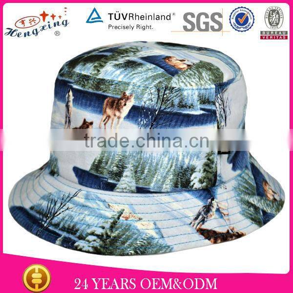 Wholesale Cheap Short Brim High Quality Custom Fashion Camo Bucket Hat