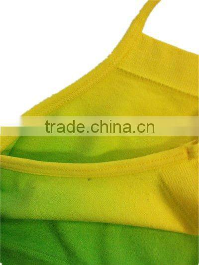 seamless tie dye tank top bra without pad