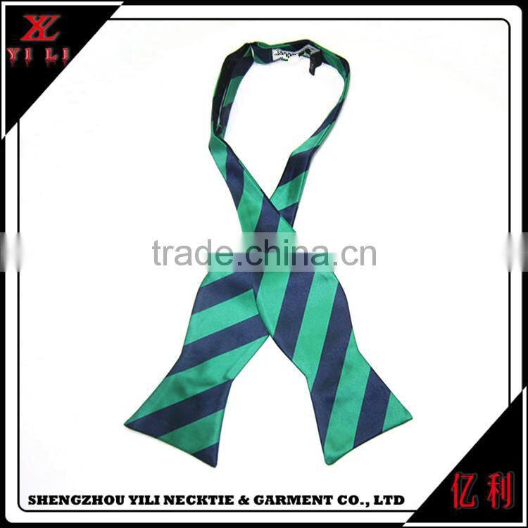 New fashion design double sided self tie bow tie