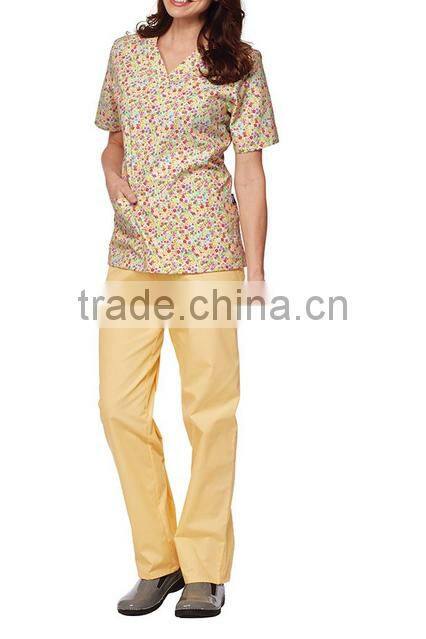 New arrival women hospital scrubs manufacturer