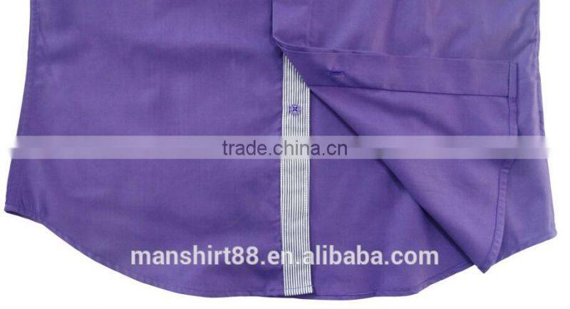 Latest shirt designs purple casual shirt for men